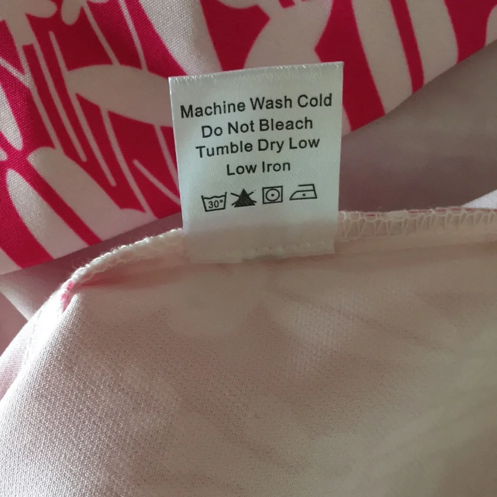 NWT Tuckernuck pink wildflower Blythe ruffle neck dress S - Picture 12 of 12